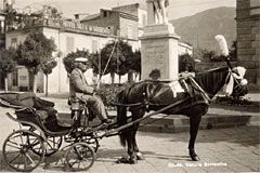 Horse carriage sorrento for wedding in Italy