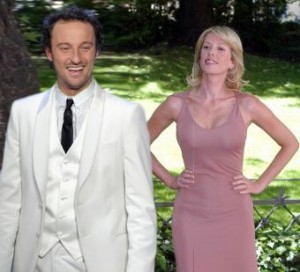 francesco facchinetti e alessia marcuzzi sorrento sposi