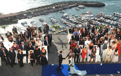 matrimonio civile a Villa Fondi piano di Sorrento