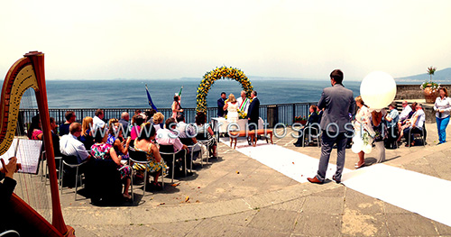 wedding at villa fondi sorrento coast